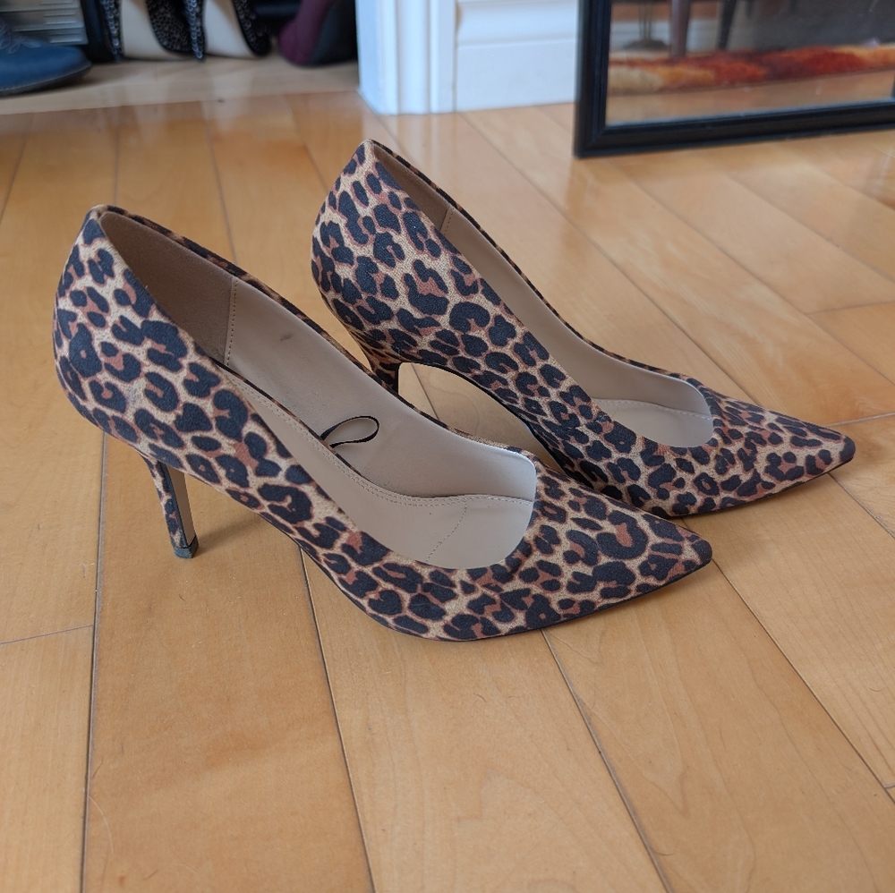 Leopard Print Women's Heels